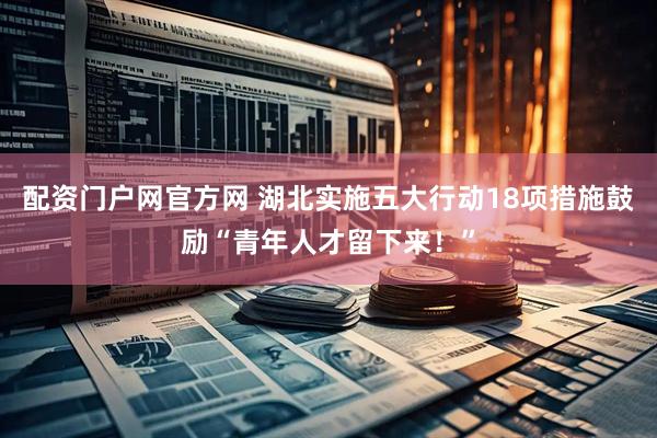 配资门户网官方网 湖北实施五大行动18项措施鼓励“青年人才留下来！”